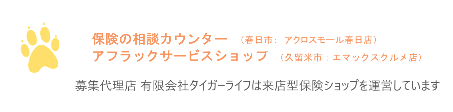 公式 保険の相談カウンター アクロスモール春日店 春日市 那珂川市 大野城市 保険相談窓口 アクロスモール春日 店の保険相談 見直しオンライン予約はこちらから 死亡保険 医療保険 がん保険 複数社取扱致しております